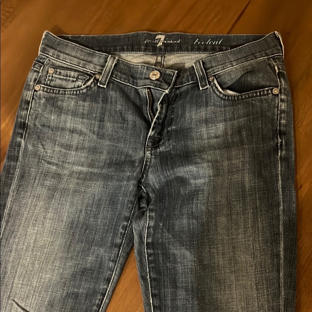 7 For All Mankind Women's Blue Jeans